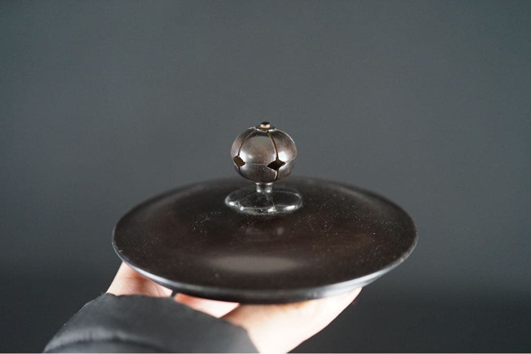 釜師 佐藤清光 作 阿弥陀釜 共箱 茶道具 茶釜