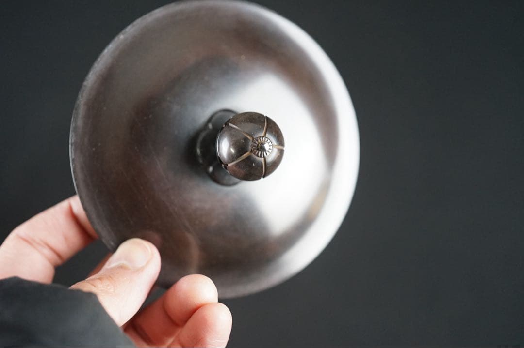 釜師 佐藤清光 作 阿弥陀釜 共箱 茶道具 茶釜