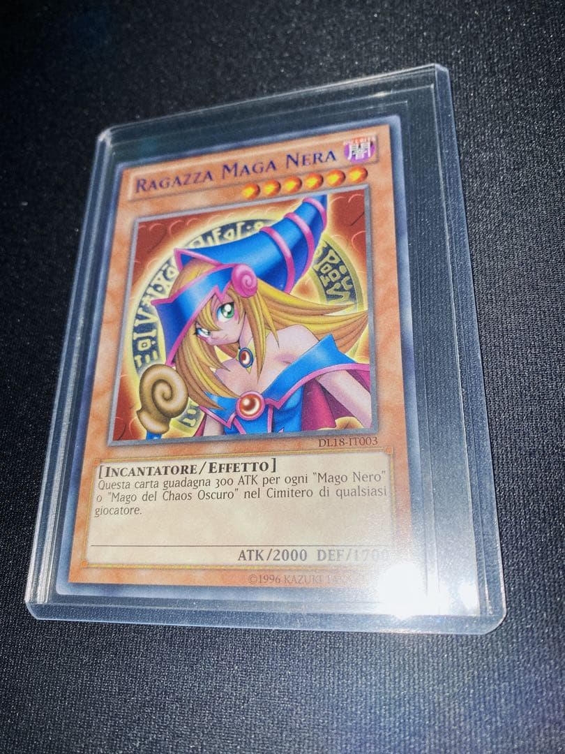 ブラックマジシャンガール　色　カラー　字レア　イタリア語版　ブルー　青