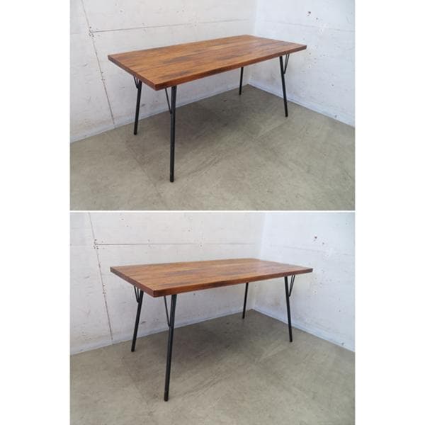 ACMEアクメファニチャー■グランドビューダイニングテーブル■オーク無垢アイアン