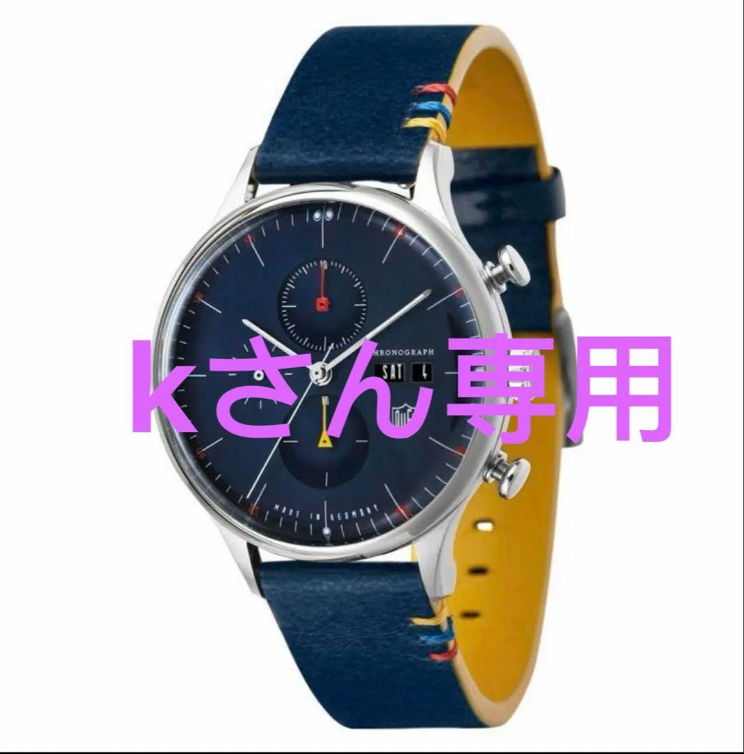 ネイビー クロノグラフ 腕時計