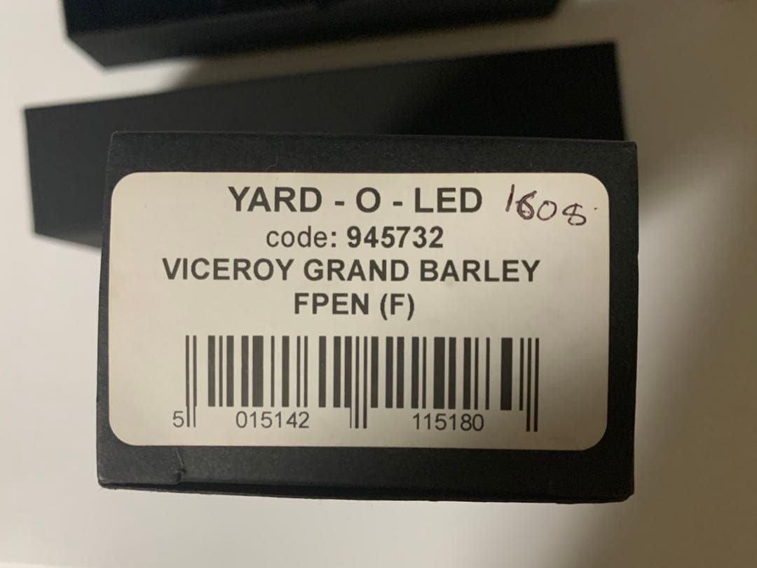 yard-o-led 万年筆　バイスロイグランド　バーレイ