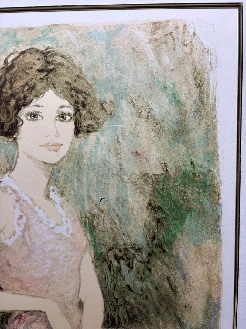 #ベルナール・シャロワ「マリーロール」 リトグラフ 額装品 直筆サイン入り