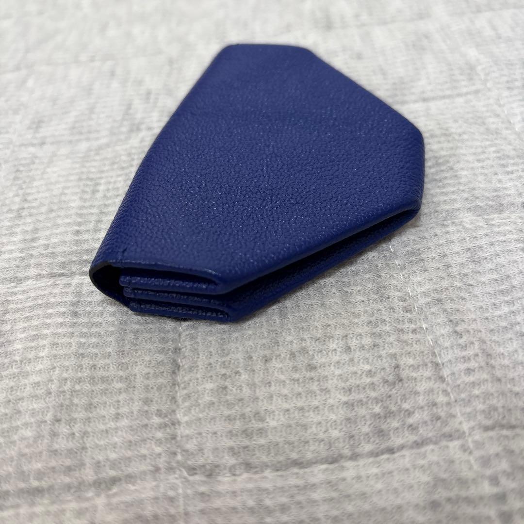 HERMES ルヴァンキャトル ケース 小銭入れ ブルー　ユニセックス