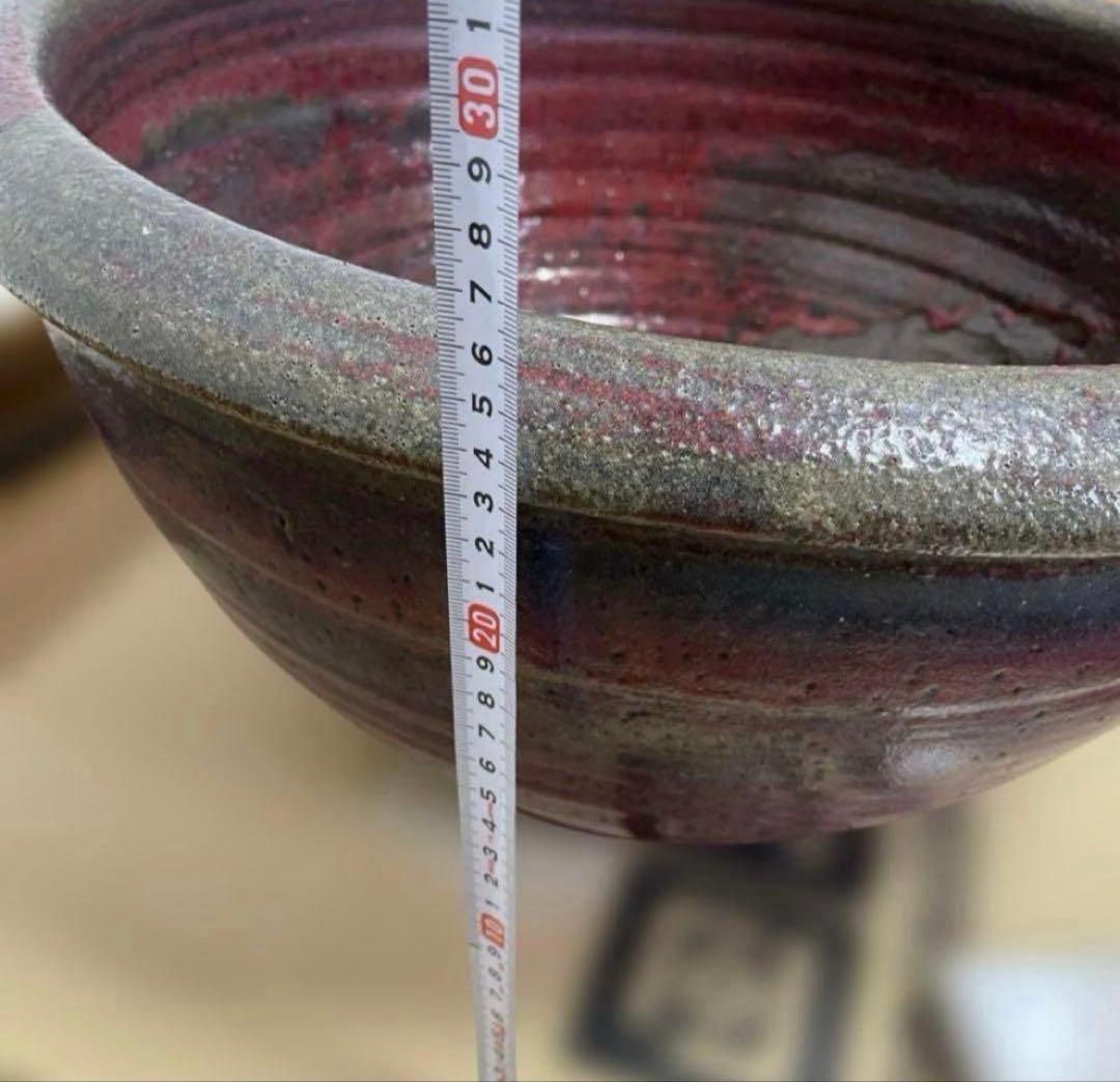 美しい金魚鉢　　大鉢　　睡蓮鉢　赤鉢