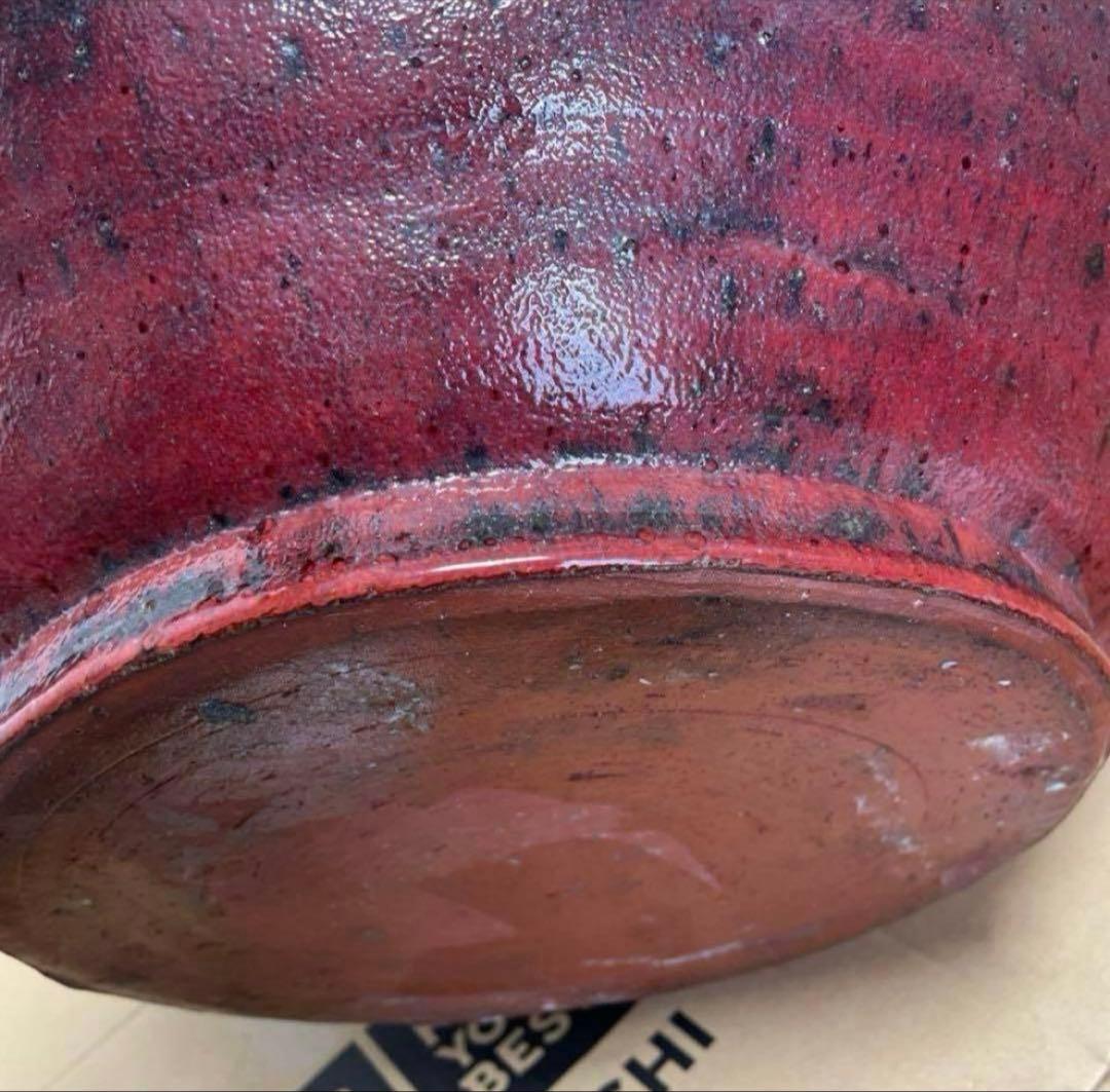 美しい金魚鉢　　大鉢　　睡蓮鉢　赤鉢