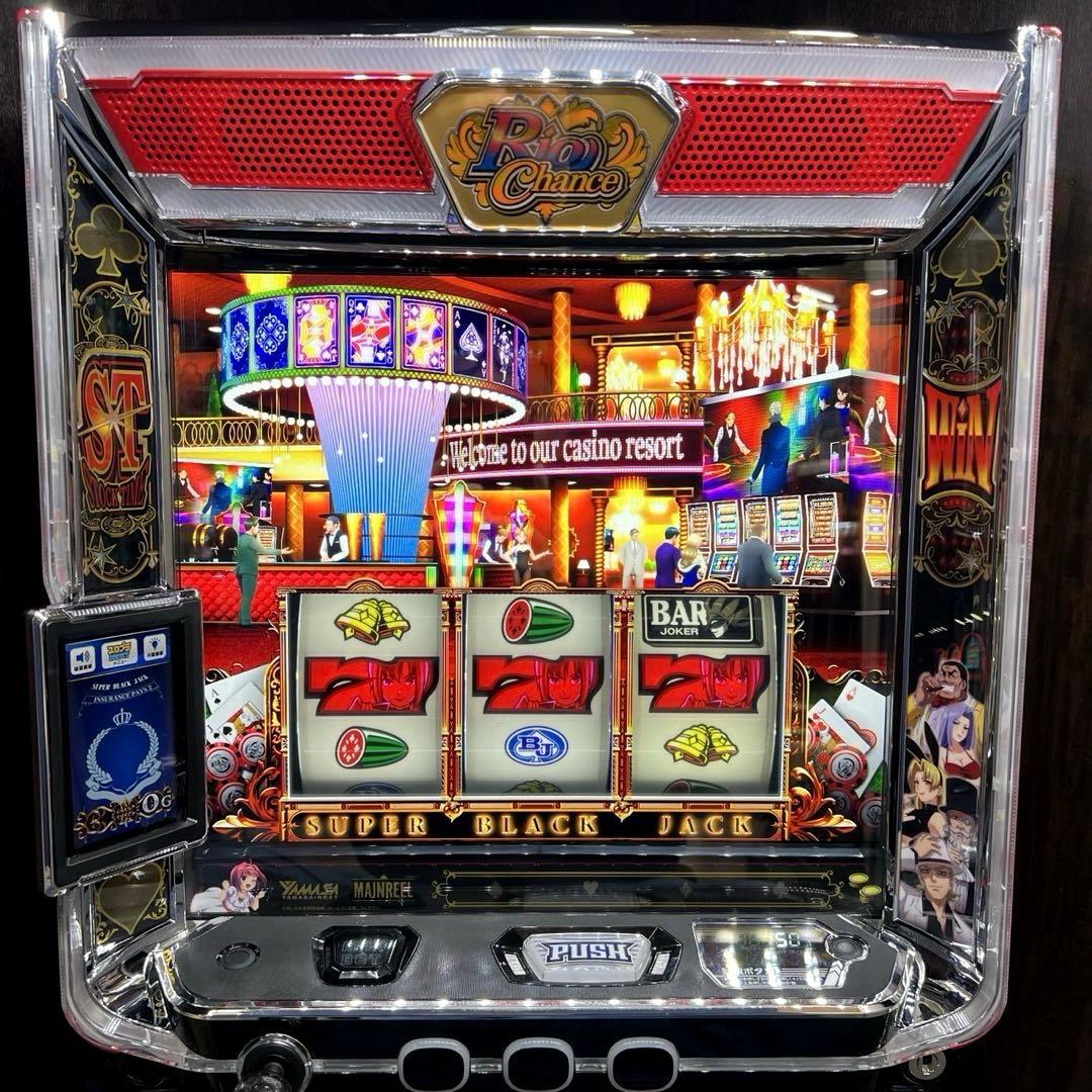 スマスロ「スーパーブラックジャック」 送料無料　パチスロ実機