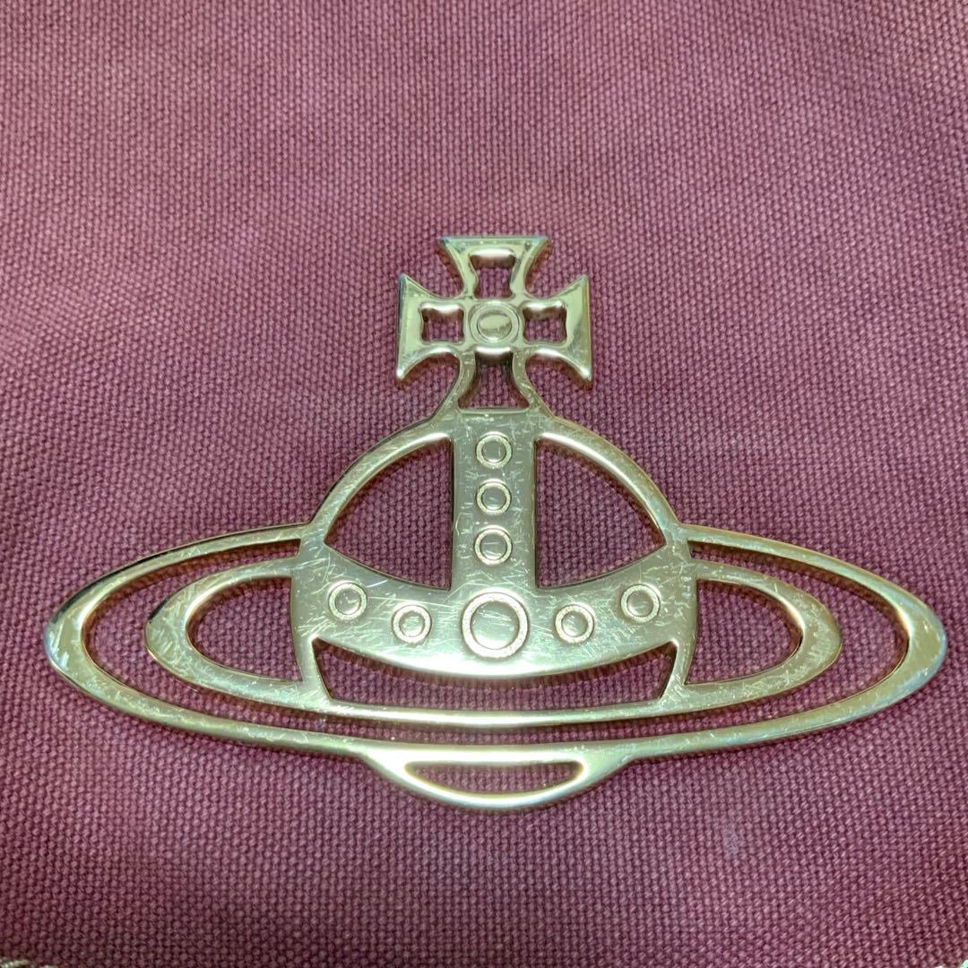 ヴィヴィアンウエストウッド　ショルダー　エッジウェア　キャンバス　赤