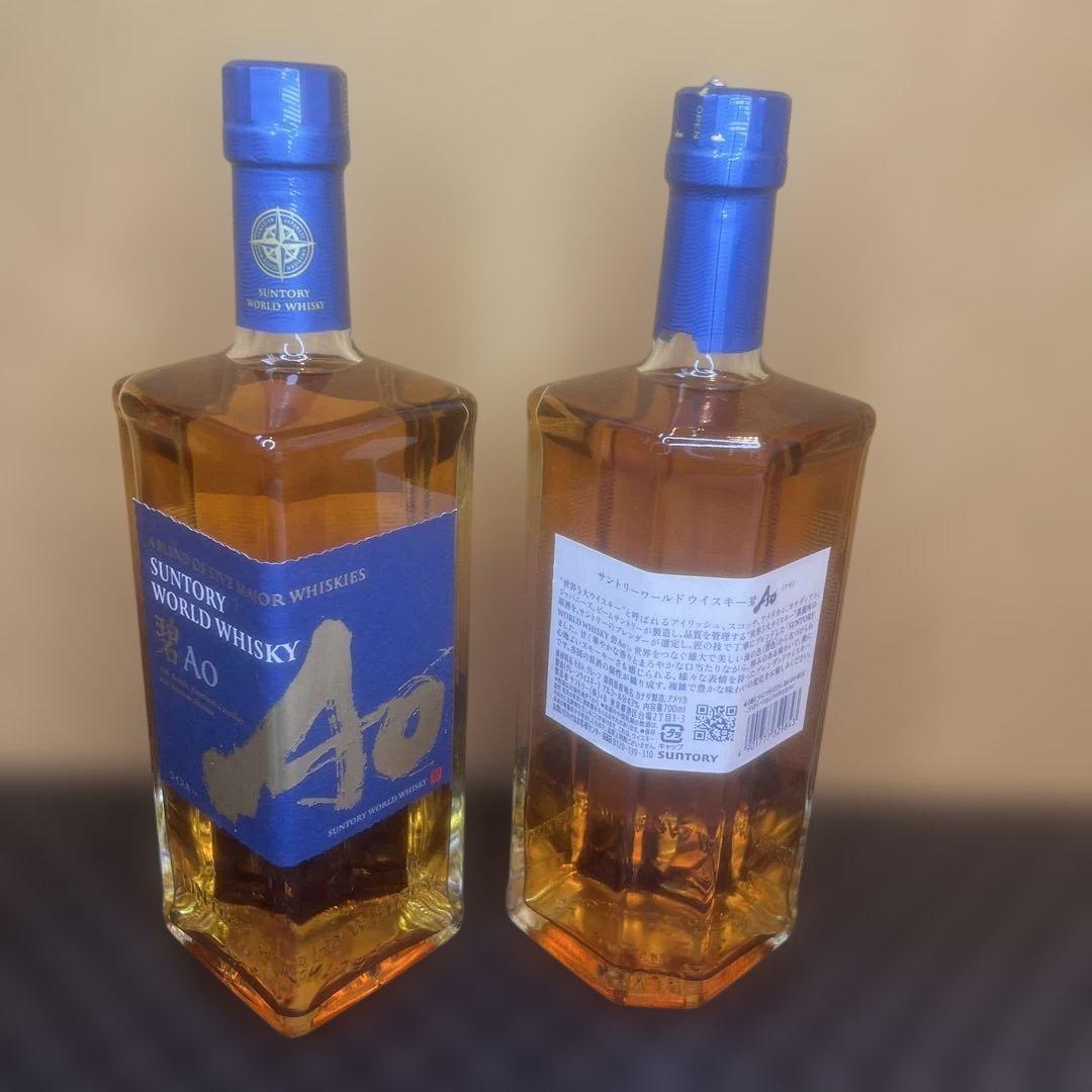 2本 【新品未開封】ワールドウイスキーAoアオ SUNTORY 750ml