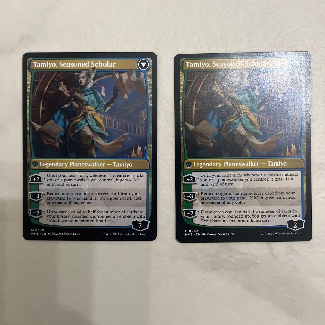 MTG 知りたがりの学徒、タミヨウ　英語　2枚