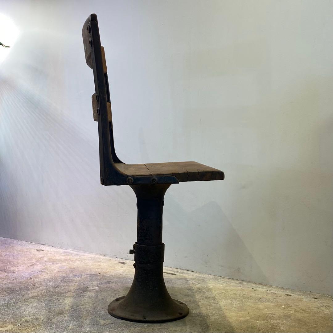 木×鉄椅子 アイアン×ウッドチェア ビンテージ