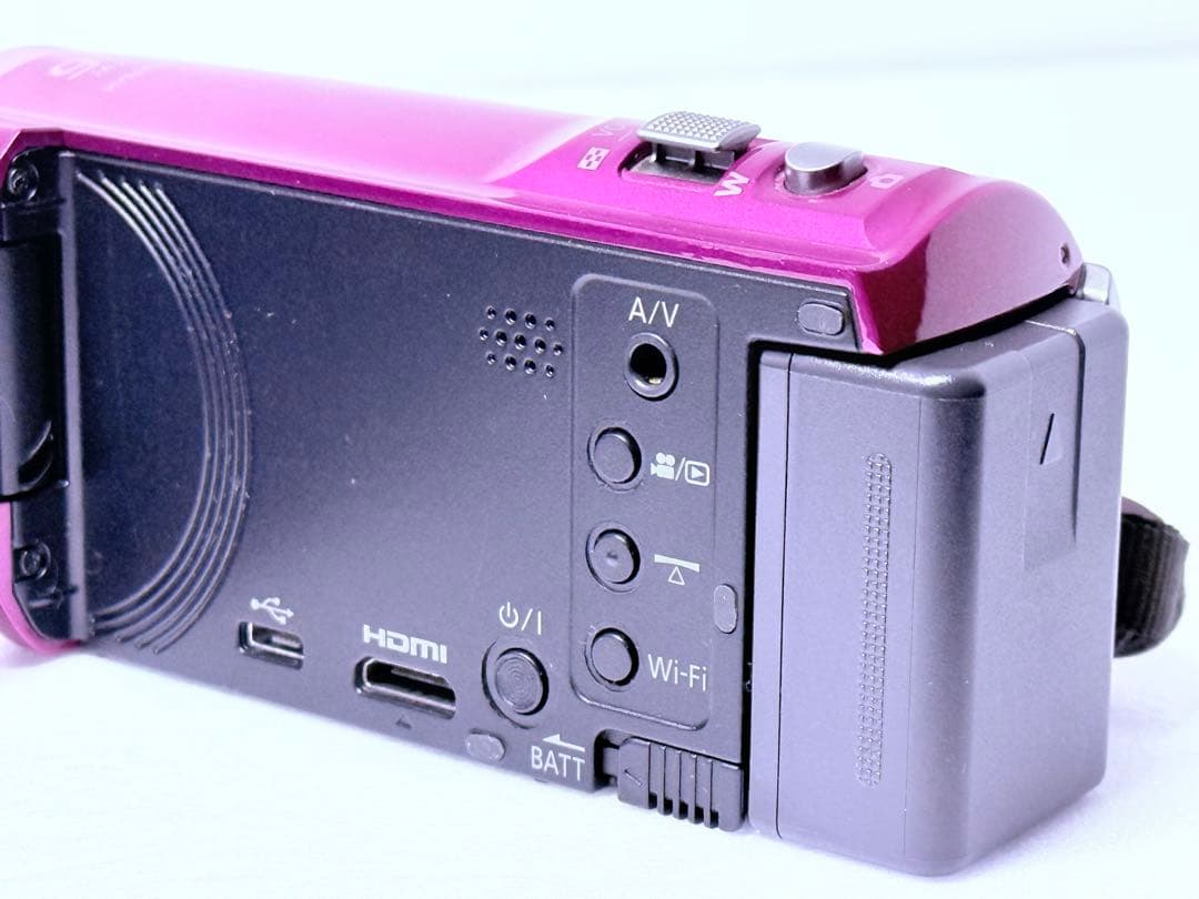 Panasonic HC-V550M レッド 動作確認済 HDビデオカメラ