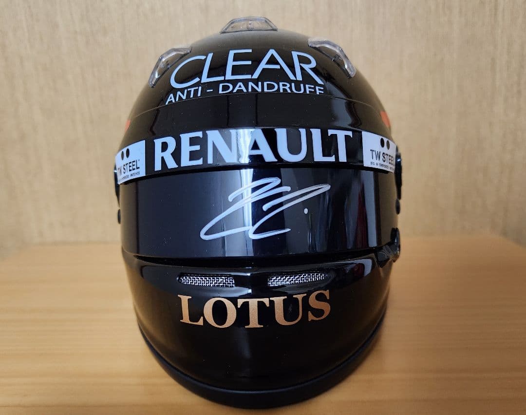 直筆サイン　キミ・ライコネン 2012年モナコGP ハント仕様 1/2ヘルメット