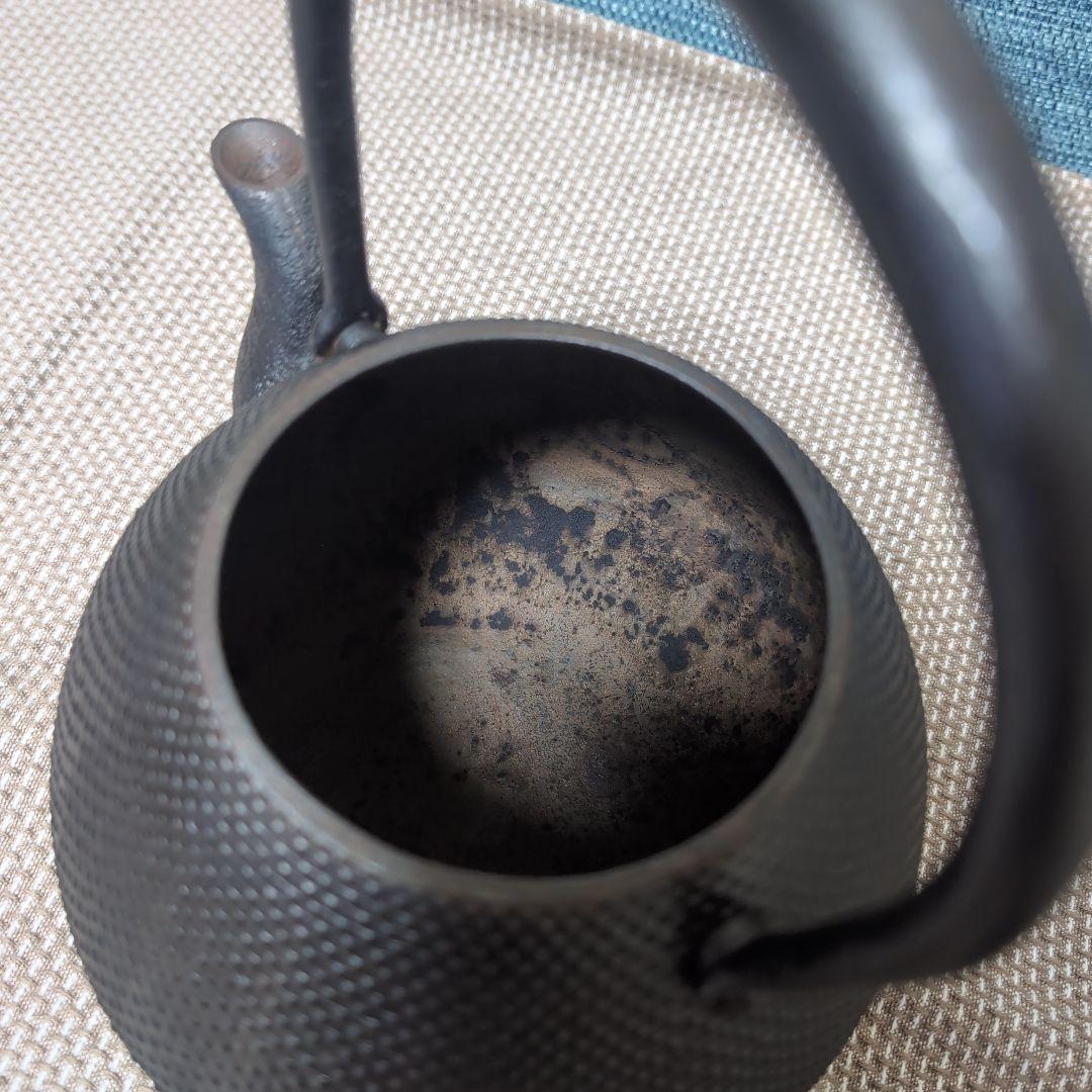 釜定　鉄瓶　秋の実/あられ　南部鉄器