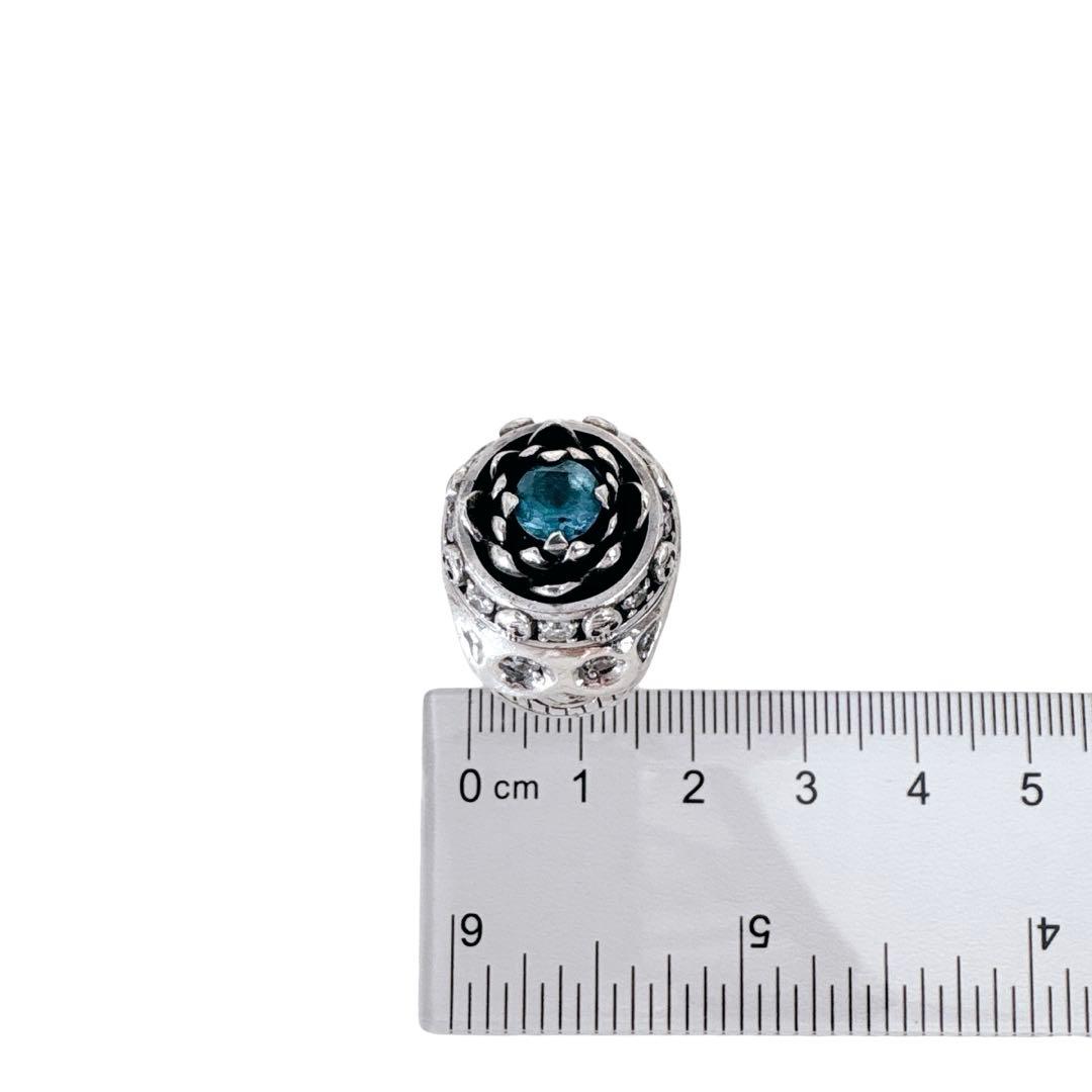 マジカルデザイン ブルート ストーン スカルリング シルバー950 リング