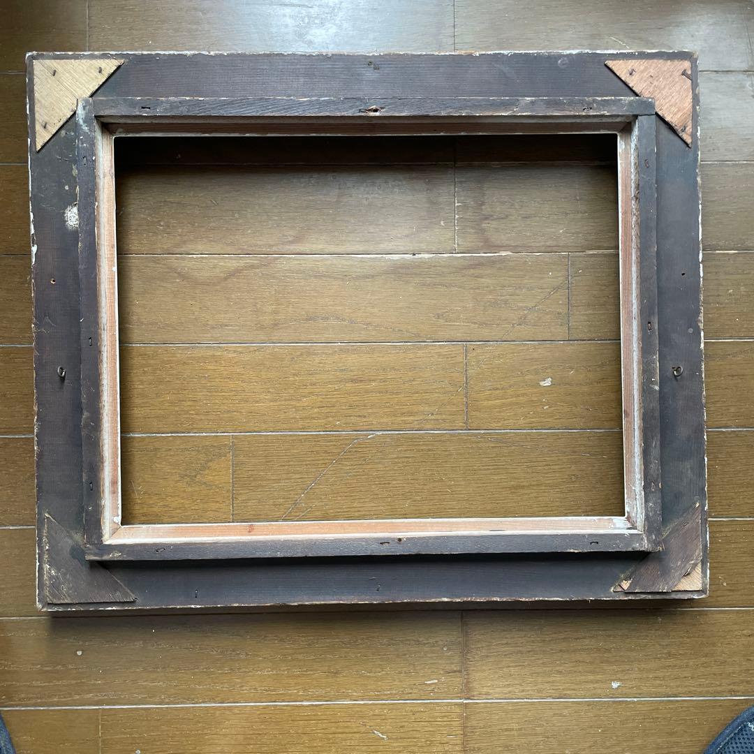 油絵用額縁 F6号 木製 ハンドクラフト ヴィンテージ