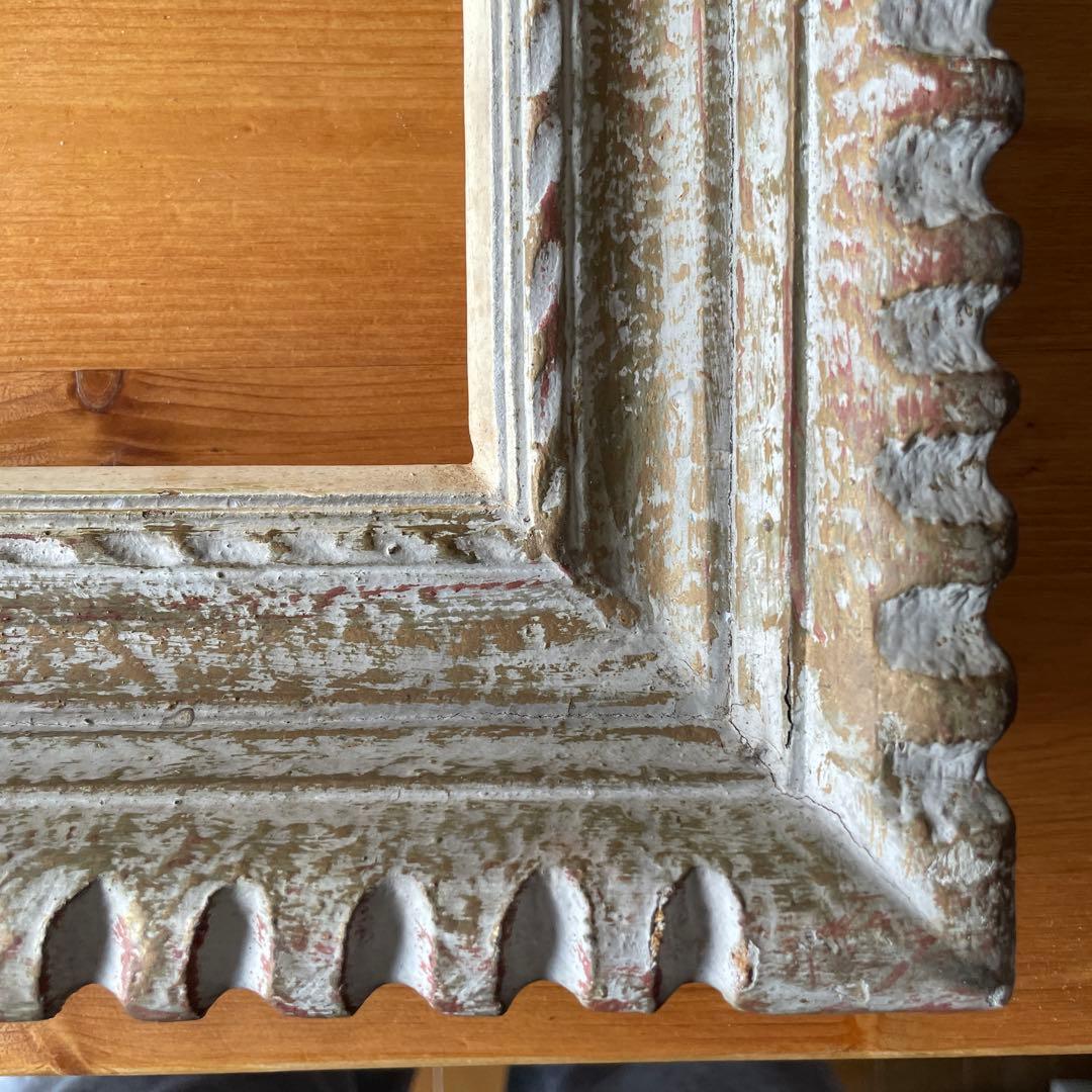 油絵用額縁 F6号 木製 ハンドクラフト ヴィンテージ