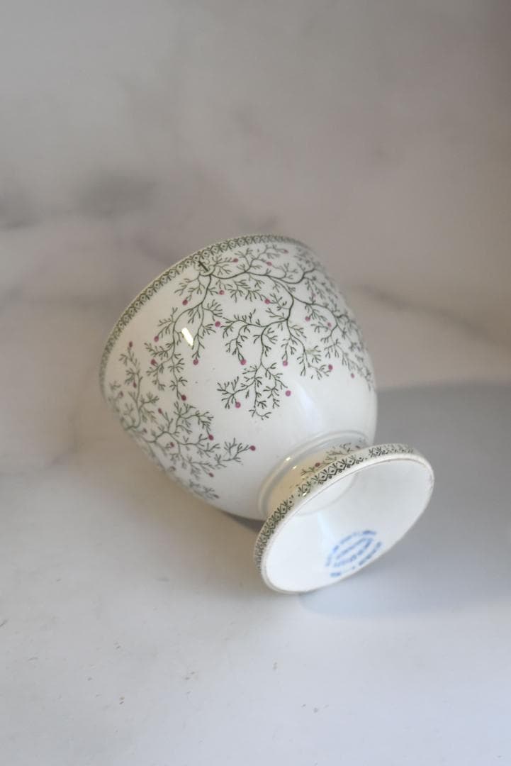 逸品1841年　クレイユエモントロー窯　ヤドリギの器　美品ボウル　アンティーク