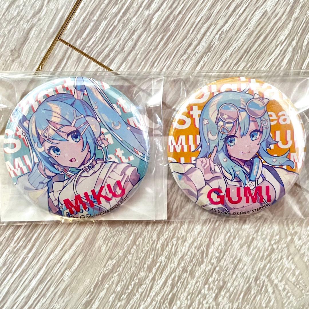 Digital Stars feat. MIKU ＆ GUMI 缶バッジ セット