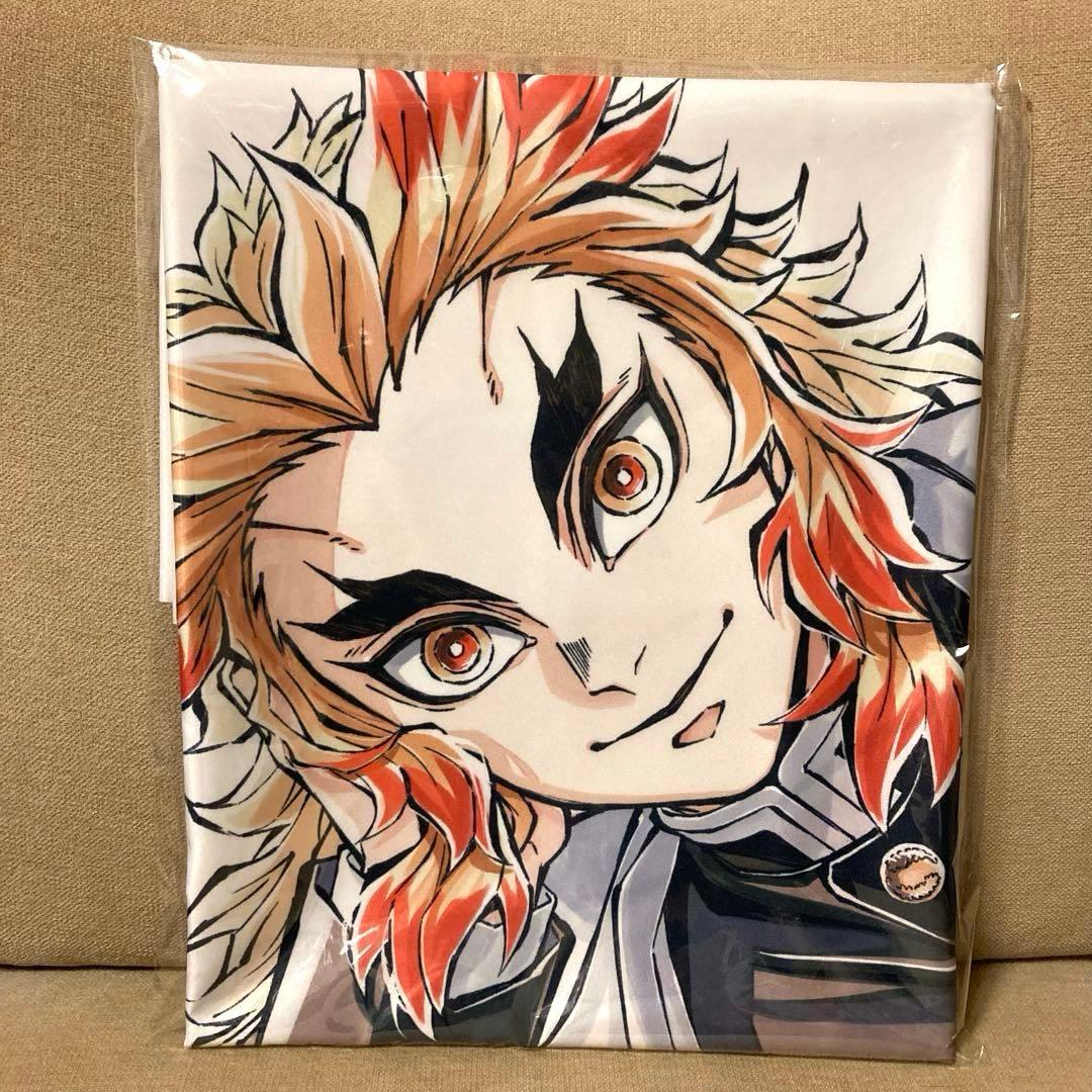 C104 鬼滅の刃 桂稽古編 煉獄杏寿郎 寝そべりセット 布ポスター ショッパー