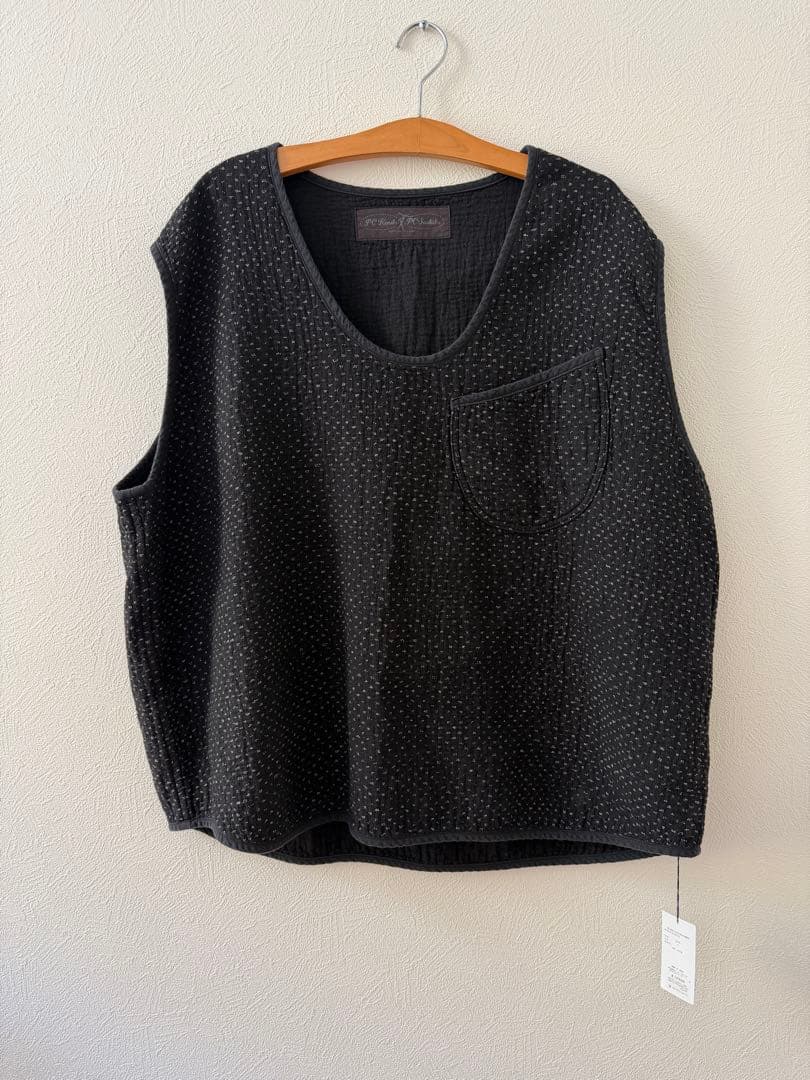 トップス PORTER CLASSIC NEW SASHIKO PULLOVER VEST