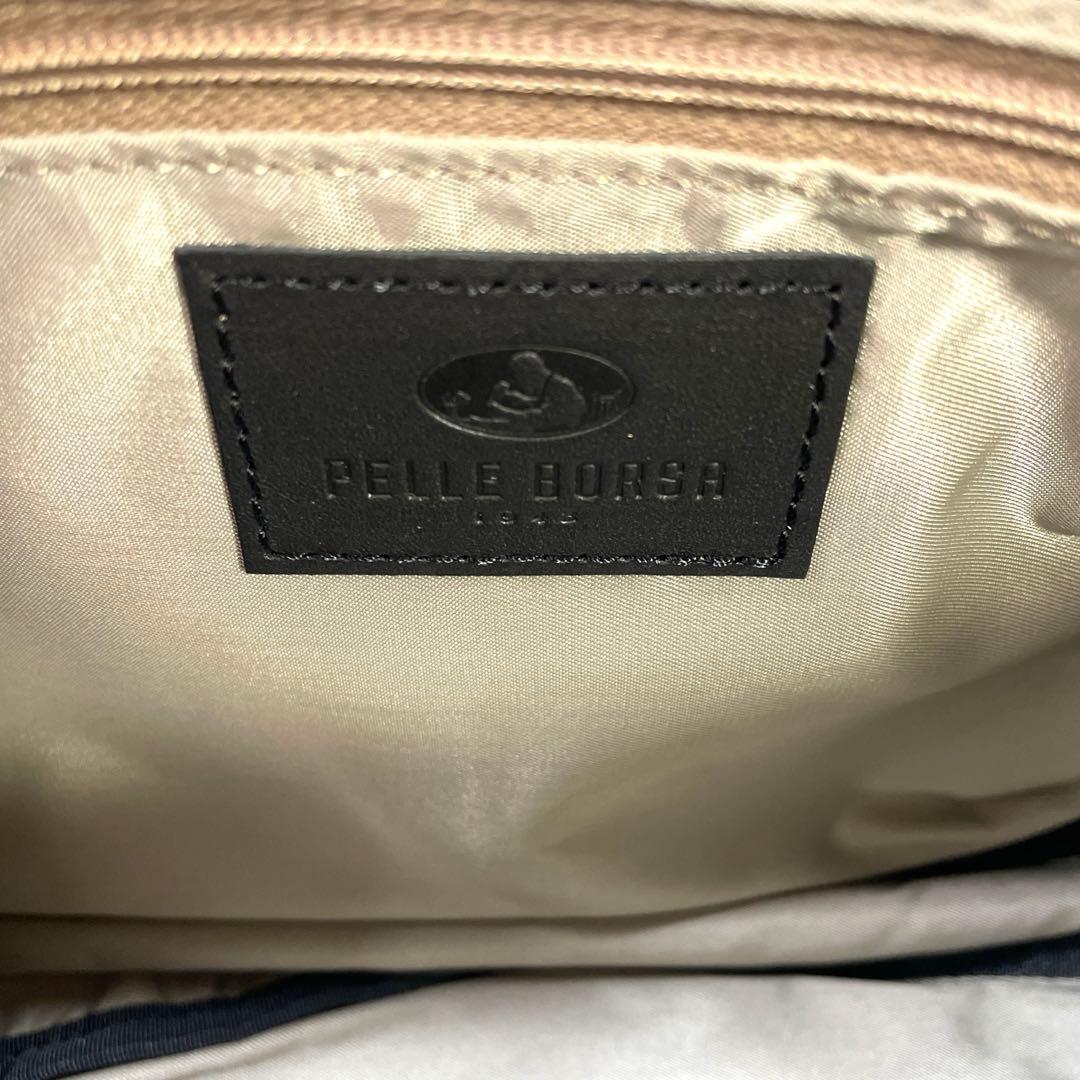 ペレボルサ ショルダーバッグ チアーズ PELLE BORSA ネイビー