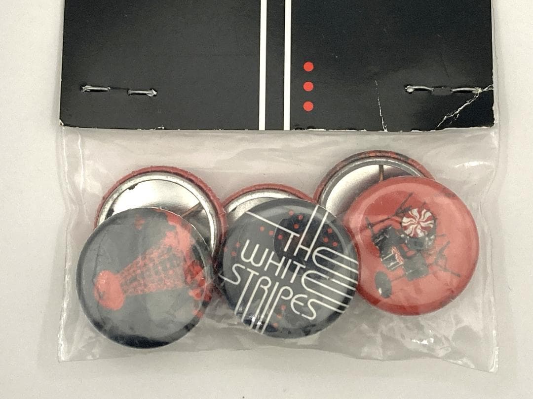 未開封 THE WHITE STRIPES 缶バッジ 6個セット ツアーグッズ