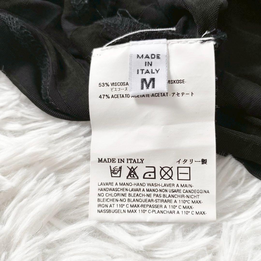 マルタンマルジェラ タンクトップ ボーダー 冷感 ブラック Mサイズ