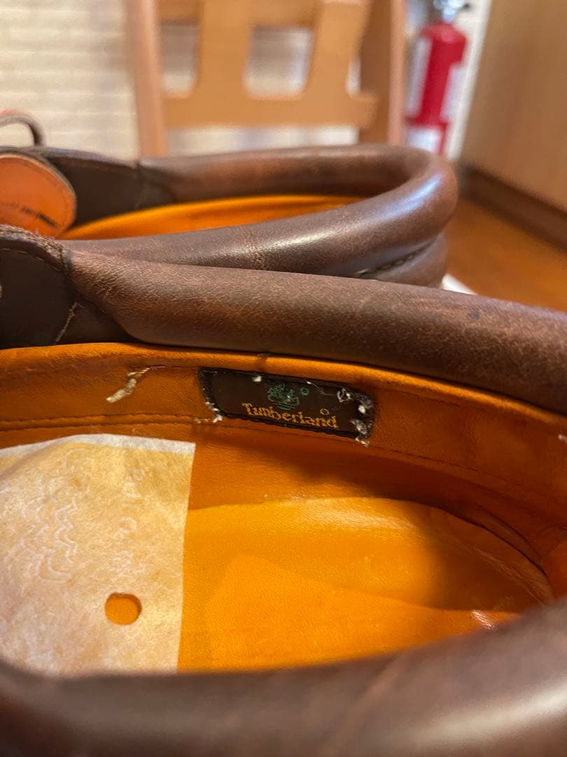 Timberland ブラウン モカシン