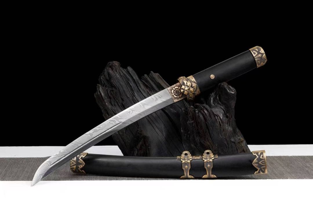 逆虎 短刀 稽古 鎧通し 刀装具 日本刀 模造刀 武具 舞踊刀