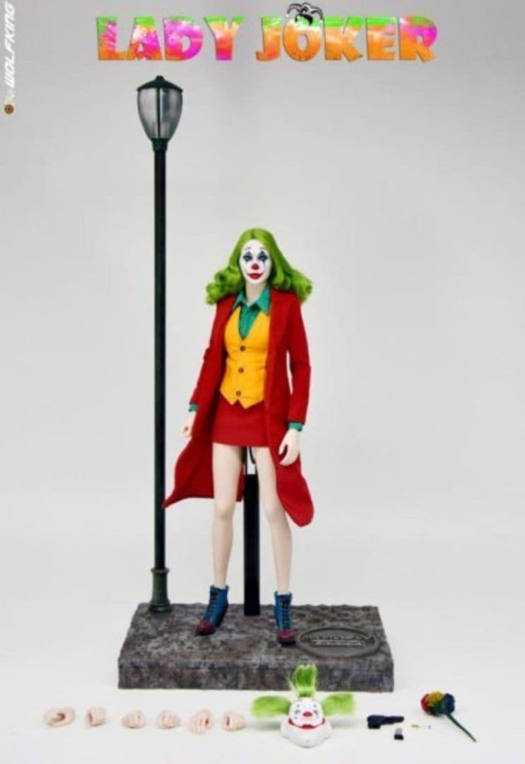 WOLFKING レディ ジョーカー 1/6 アクションフィギュア 地台付き
