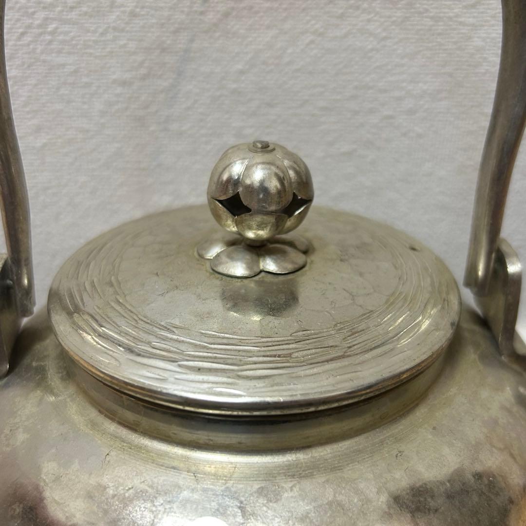 銀瓶（銀色仕上）　茶道具懐石茶箱鵬雲斎坐忘斎淡々斎即中斎七事式水屋棗茶碗水指茶杓