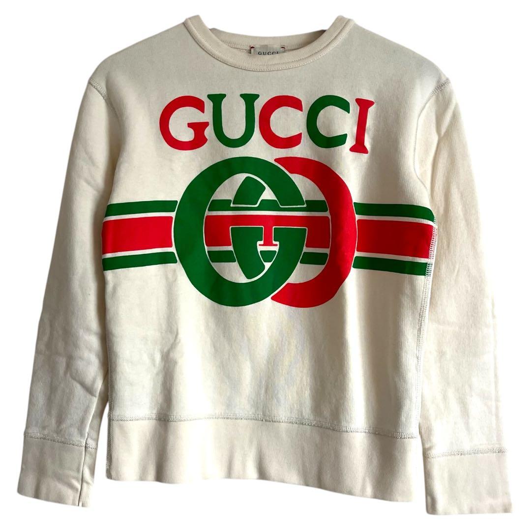 GUCCI グッチ チルドレンズ コットン スウェット 10 インターロッキング