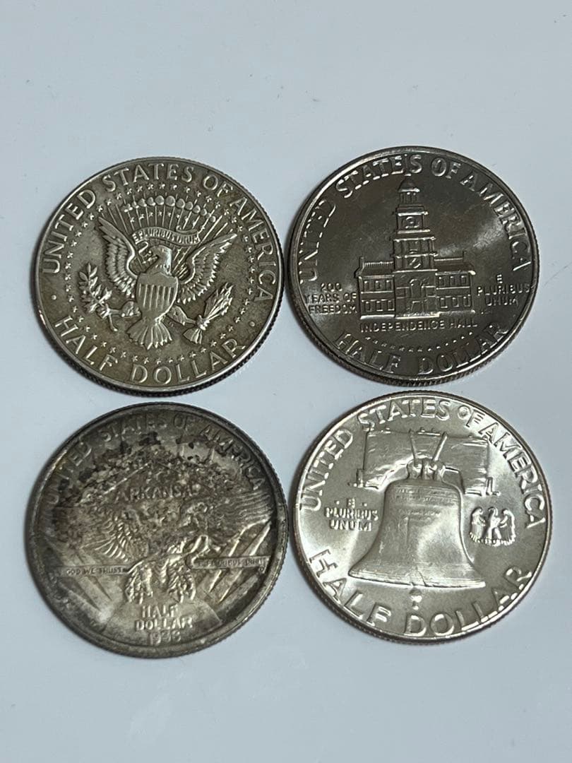 1938年・1963年・1965年 1976年ハーフダラーセット