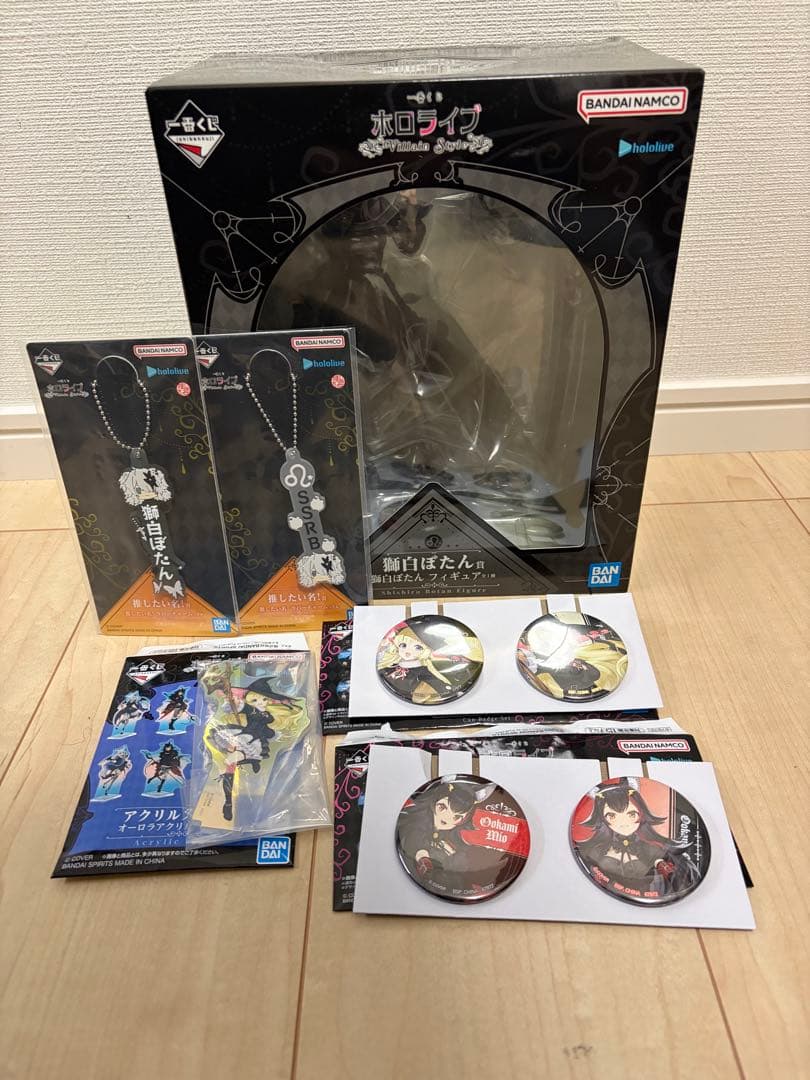 ホロライブ　一番くじ　獅白ぼたん　Villain Style フィギュア