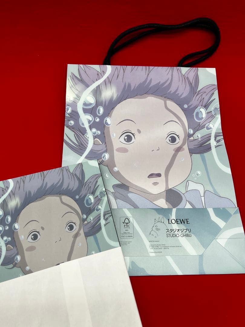 LOEWE ❣️千と千尋の神隠し 　　　　　　ショッパー＆ノートセット