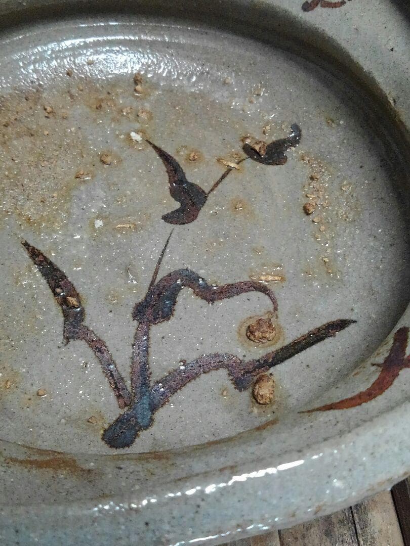 ♥骨董品 　唐津焼　 鉢 　大きく割れています　骨董　古玩