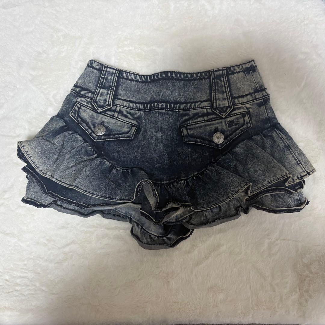 BURBERRY BLUE LABEL デニム スカパン キュロット Y2K