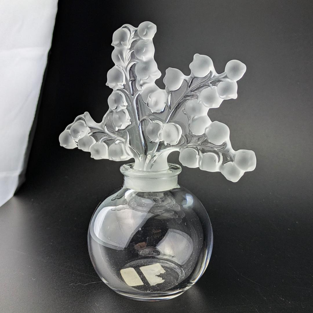 た*ん様 萌えるすずらん★ラリック 香水瓶 クレールフォンテーヌ 12cm 美品