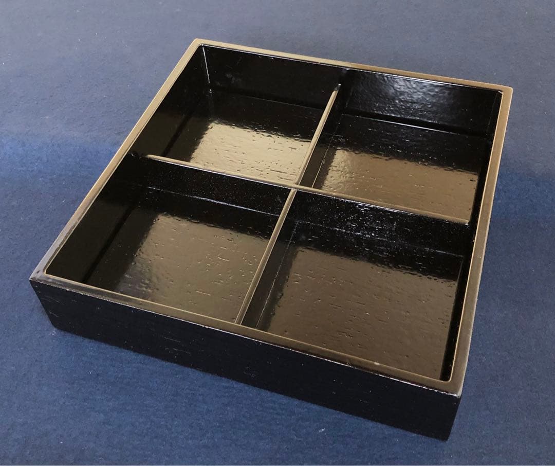 《R》輪島塗 松花堂弁当5客 林漆器店 木箱 251218か1