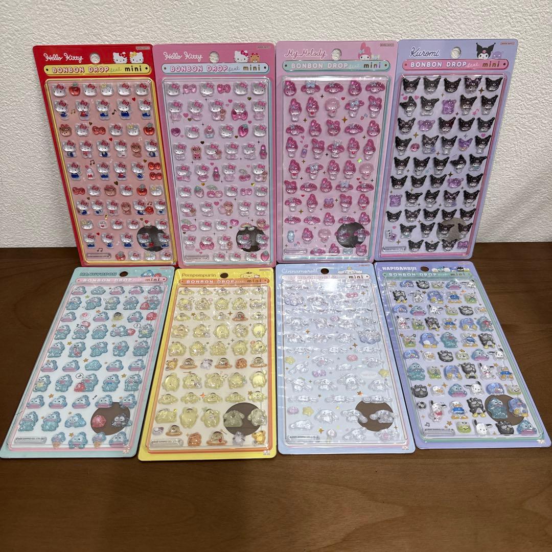 サンリオボンボンドロップシールミニ　正規品