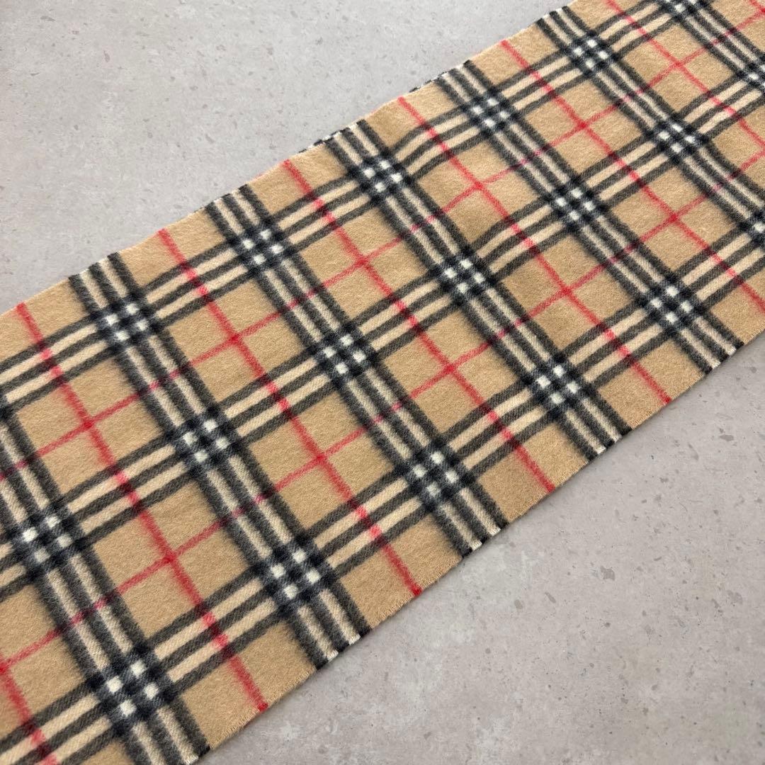 美品✨BURBERRY チェック柄マフラー