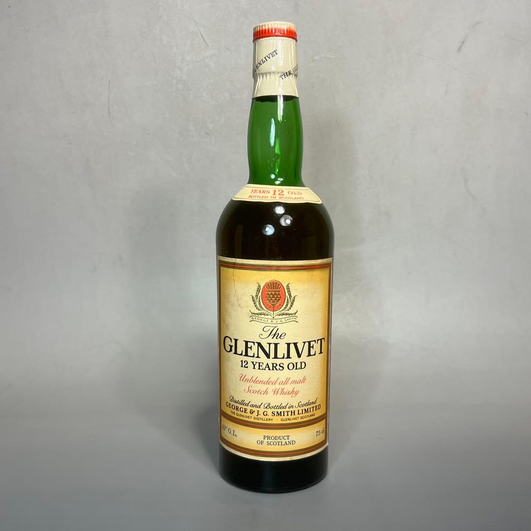 y*8様 未開栓 古酒 グレンリベット GLENLIVET 12年 スコッチウィ
