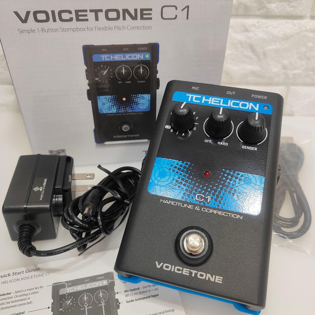 TC-Helicon VOICETONE C1 ボーカルエフェクター 元箱付き