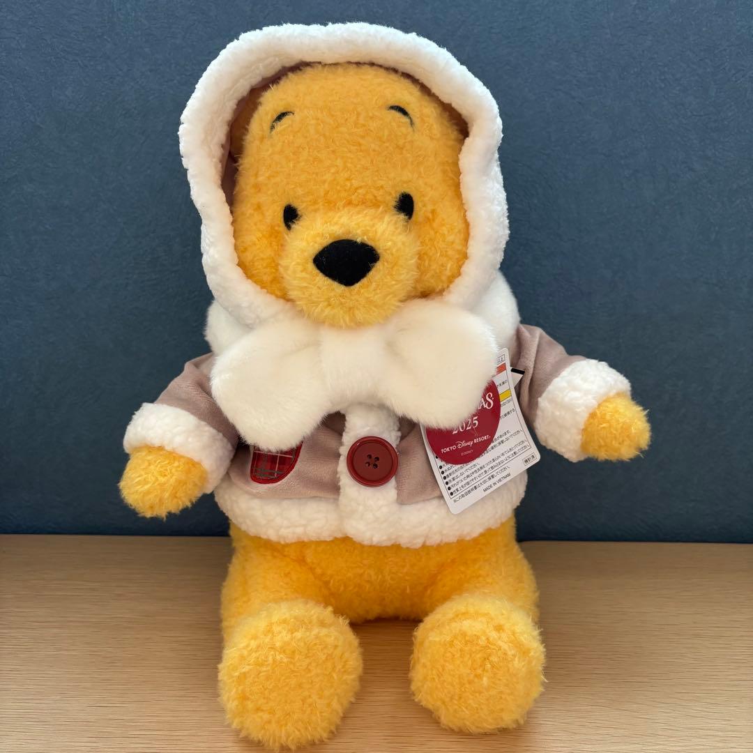本日限定出品！ディズニー クリスマス 2025 ぬいぐるみ プーさん