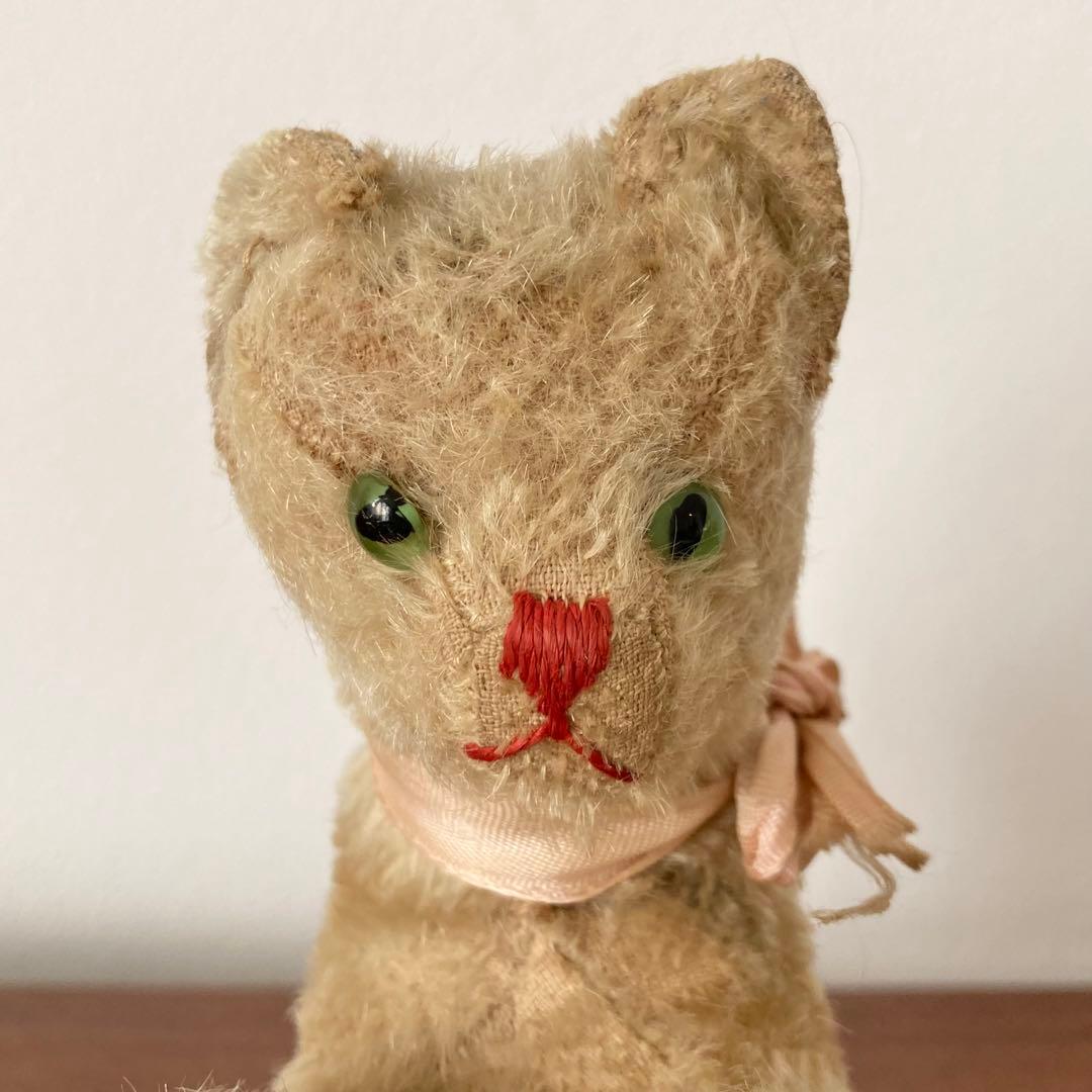 希少　子猫　ぬいぐるみ　ドイツ　ヴィンテージ　アンティーク