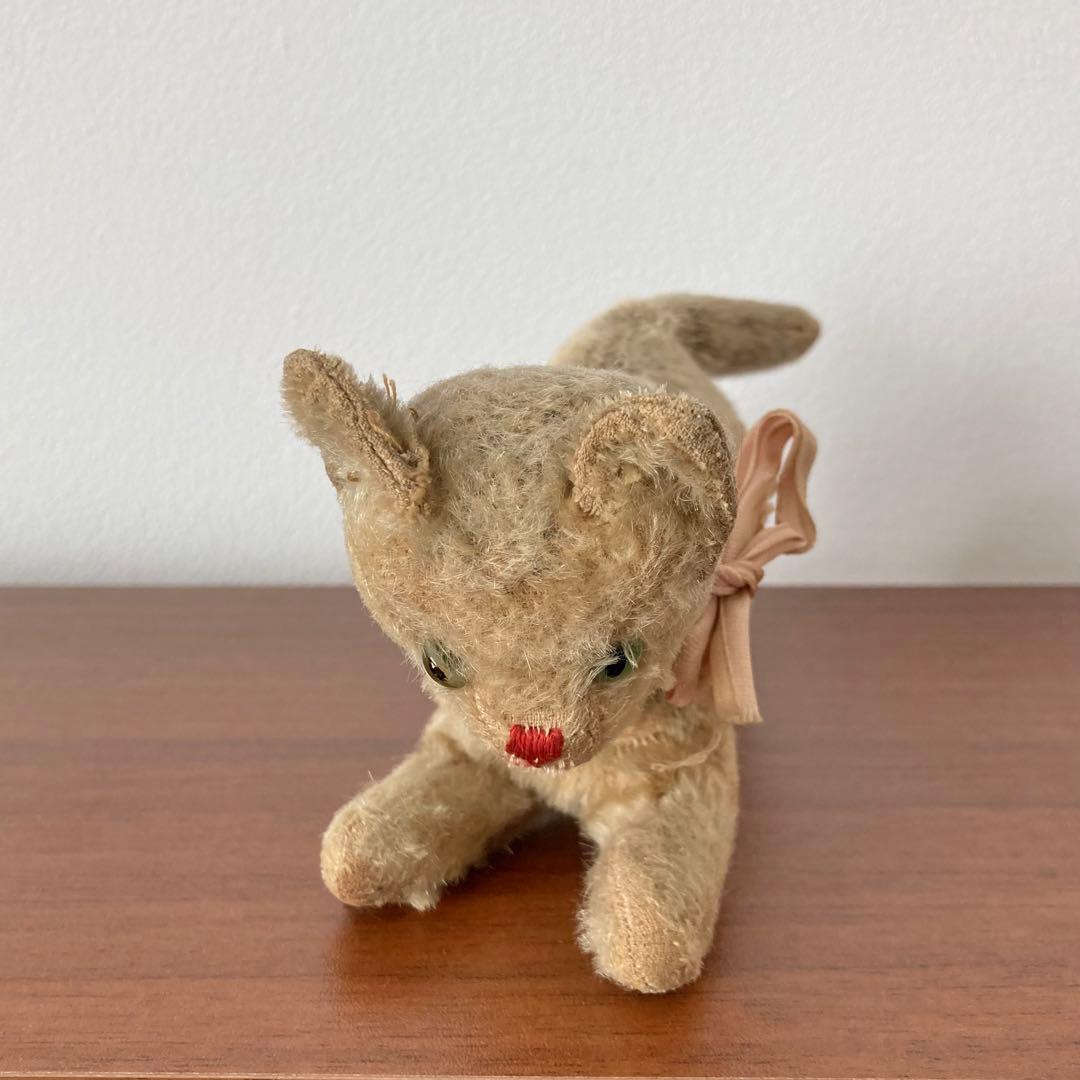 希少　子猫　ぬいぐるみ　ドイツ　ヴィンテージ　アンティーク