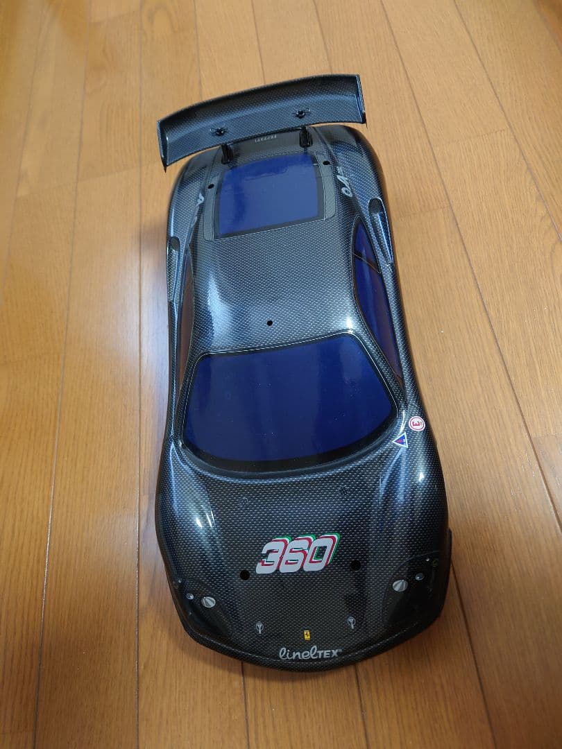 タミヤ 限定 RCボディ フェラーリ ３６０ モデナ カーボンプリントボディ