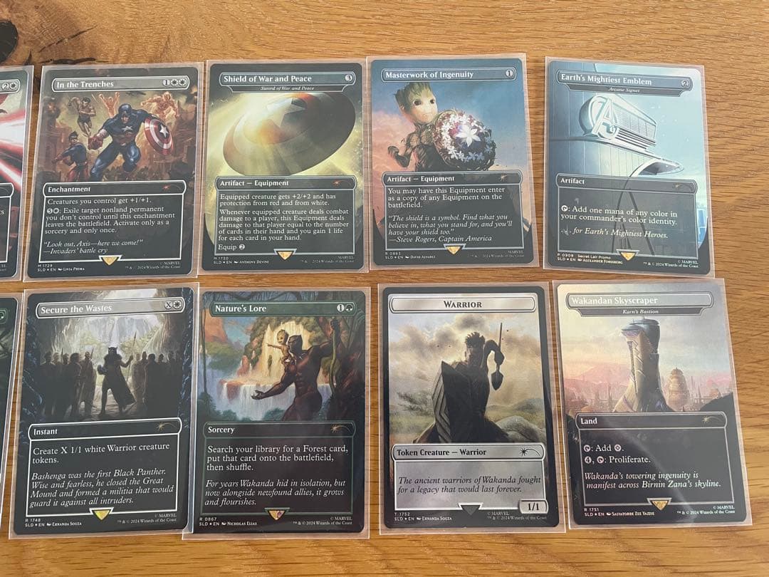 secret lair marvel キャプテン・アメリカ&ブラックパンサー