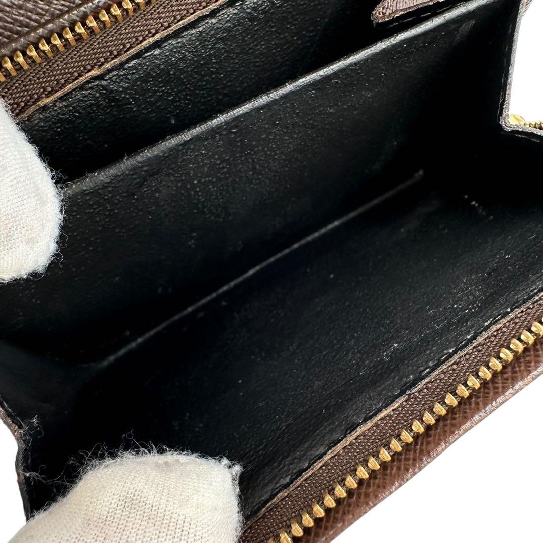 【美品】ルイヴィトン ポルトフォイユ トレゾール ダミエ 折り財布 CA0095